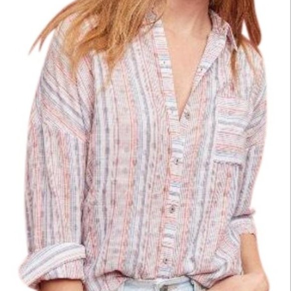 Anthropologie Tops - NEW Anthropologie Mauve Breckenridge shirt
